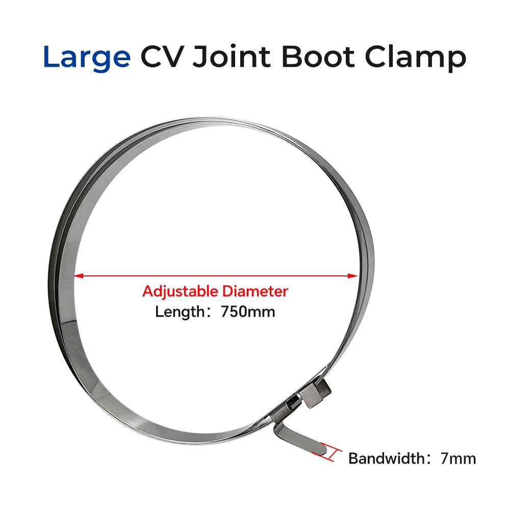 Axle CV Joint Boot Clips Kit Stainless Steel Cable Tie Drive Shaft Retain Clip Auto Crimp Banding Boot Clamp