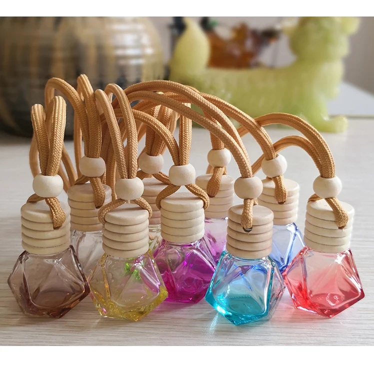 Air Freshener Diffuser Hanging Car Perfume Bottle Empty Reed Diffuser ...