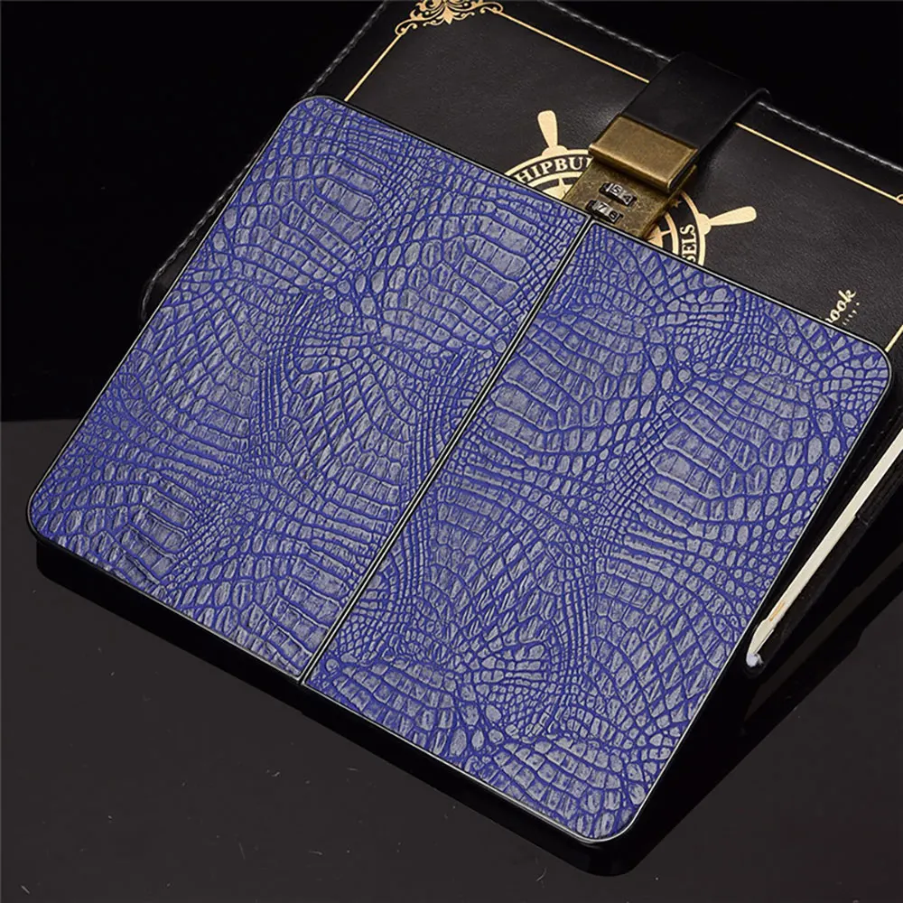 Pu Leather Luxury Business Mobile Phone Case Foldable Crocodile Pattern Full Hard Cover For Microsoft Surface Duo 1 2 factory