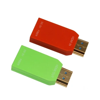 Gimbo Mini 4K/60Hz HDMI2.0 Over Single-Core Multimode Fiber Extender LC Port HD-MI 2.0 OM4 300m Fiber Optic Extender