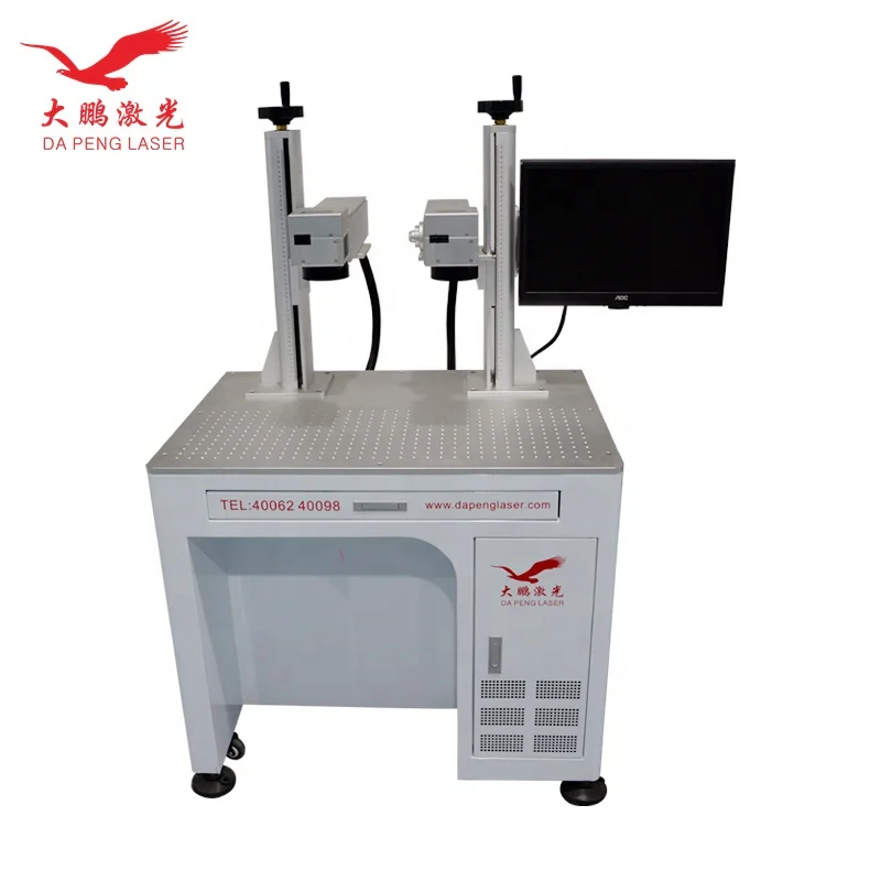 2023 Trending Products Desktop Memory Card Double Galvo Scanner Fiber Laser Carving Engraver Machine