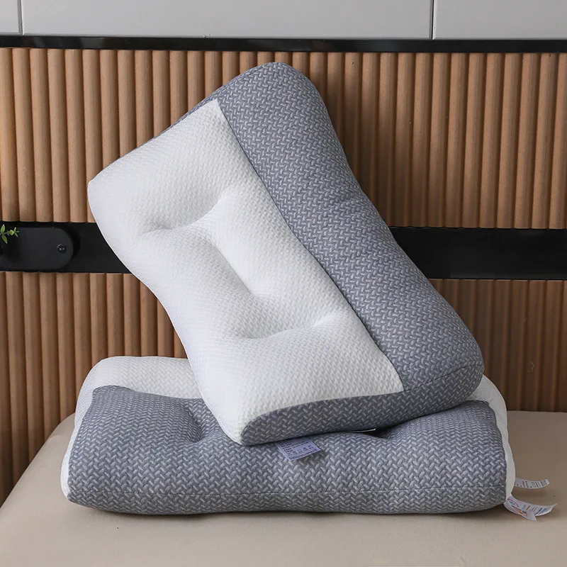 High Quality Soft Pillow 1000g 48*74 Hilton Double Line Hotel Bed