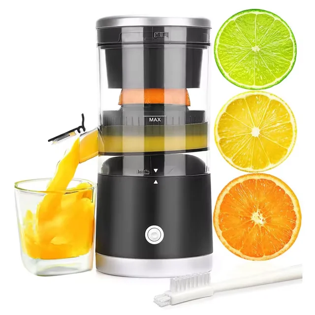 Electric Juicer Rechargeable - Citrus Juicer Machines with USB and Cleaning Brush Fruit Juicers Orange Kitchen Accessories