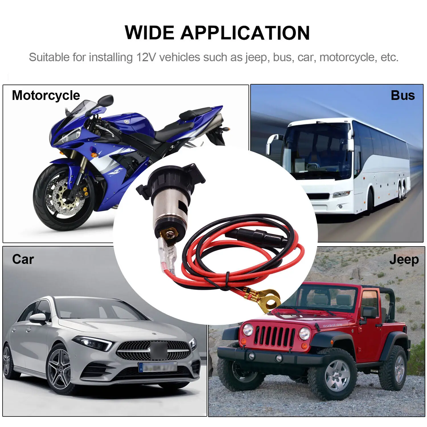 Sollbry Accendisigari Per Auto Per Meg, Presa Di Corrente Per Auto 253312923r Accendisigari Di Ricambio Per Auto Ad Alta Efficienza 12v 120w 85445455 - Foto 10