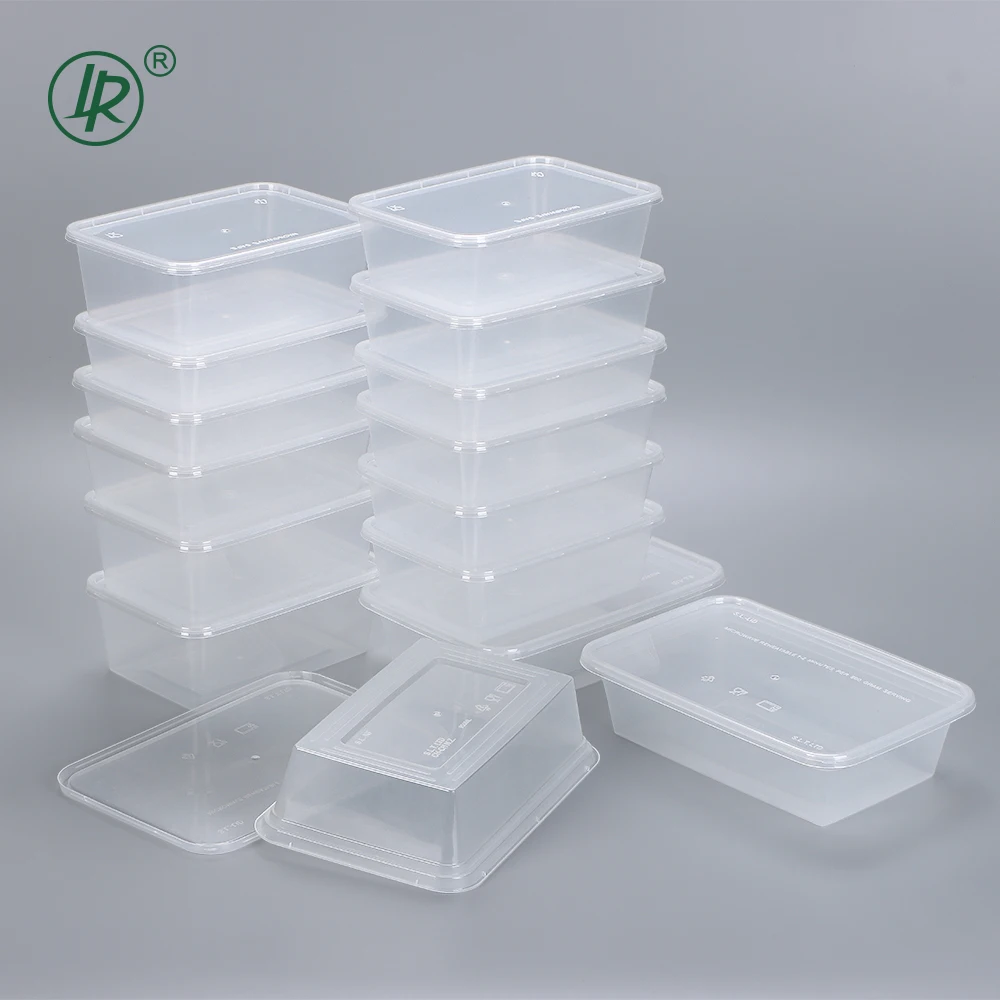 Lr Microwave Safe Transparent Lunch Box Food Containers Clear