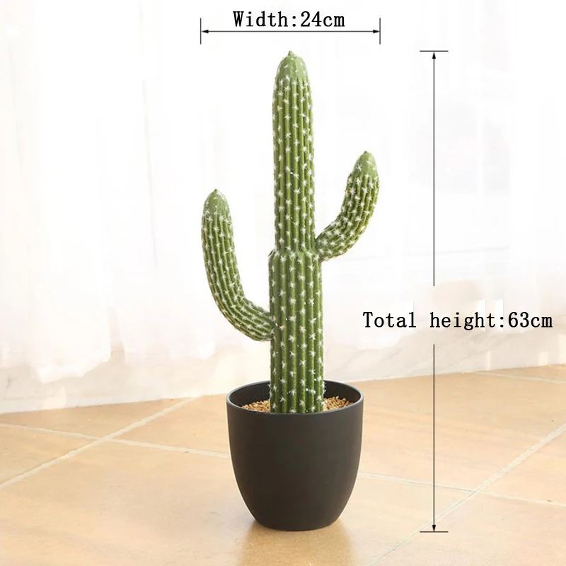 Multi Styles Artificial Succulent Plants Plastic Cactus for Decoration