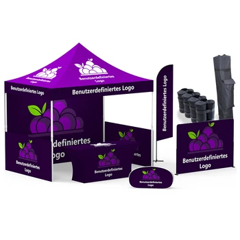 CATC Advanced Purple Grapes Gazebo Pop up Tent Customized Printing Folding Advertising Inflatable for Outdoor Trade Shows