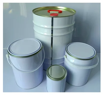 1Litre  3.78L  1 Gallon  5L Round Empty Metal Tin Cans with plastic handle for Paint Petrol Chemical use