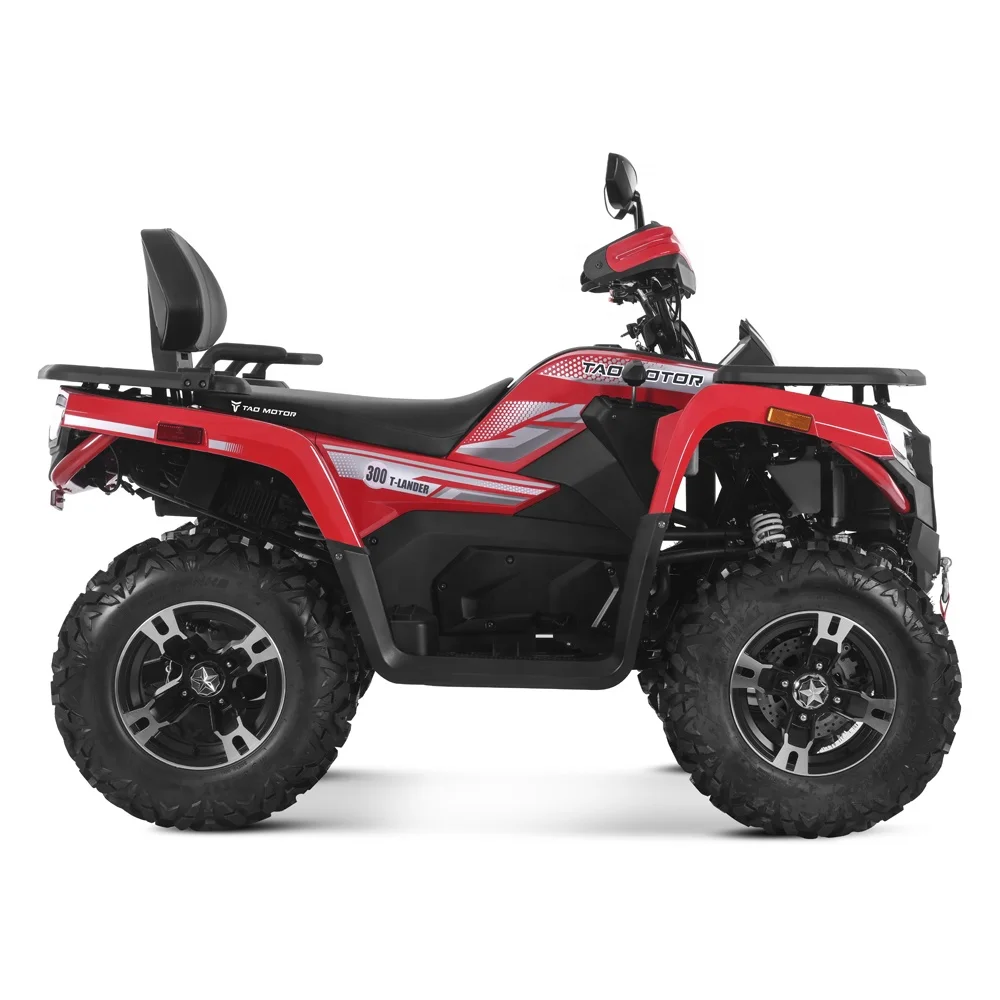 Tao Motor Automatic Chain Drive Gas Fuel Power 4 Wheeler Alloy Rim LED Light Farm ATV 4X4 300cc ATV with EPA EEC T3B ECE