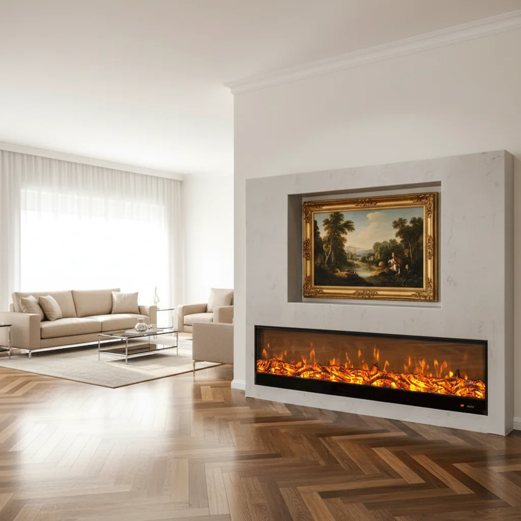 Electric Fireplace, 500mm, Wall - detail 44