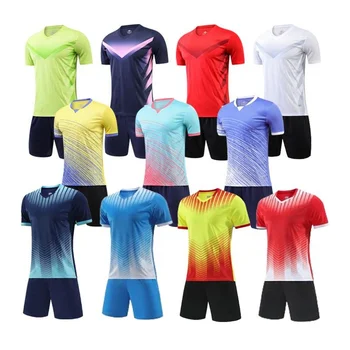 2025 Wholesale Customize Logo Soccer Jersey 100% Polyester Youth Team Wear