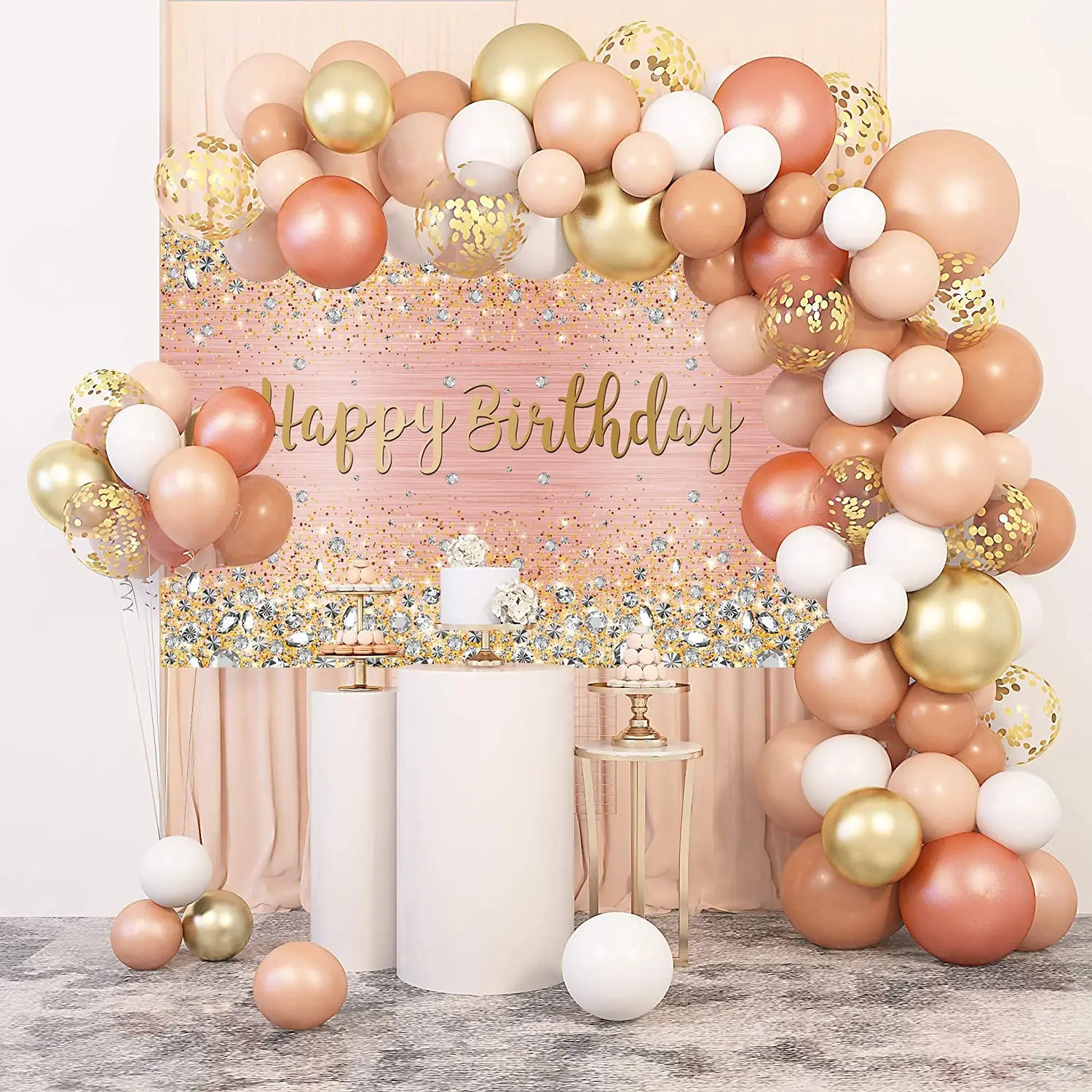 Bannière Dorée à Paillettes 'Extraordinaire Depuis 2015' | Décoration Anniversaire 10 Ans, Longueur ~1.9 M