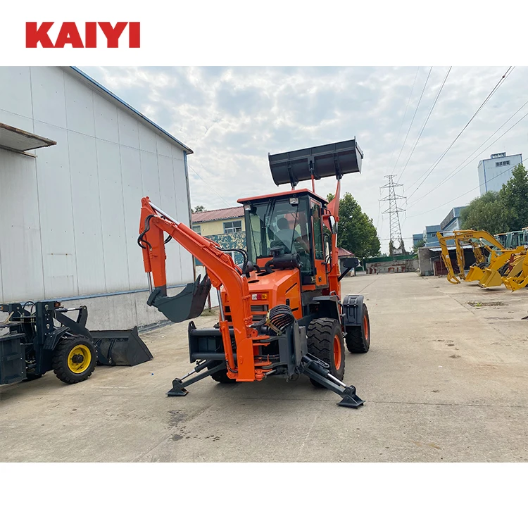 Cheapest Multipurpose New Backhoe Loader 4x4 Mini Excavator Loader