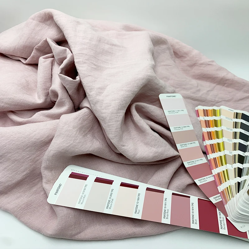 100 Linen Stone Enzymed Washed Linen Fabric Sofa Curtain Fabric