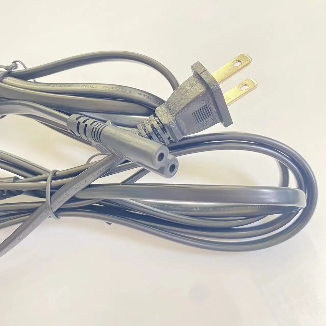 Прямая поставка с завода 2-контактный штекер шнуры переменного тока США электрический шнур