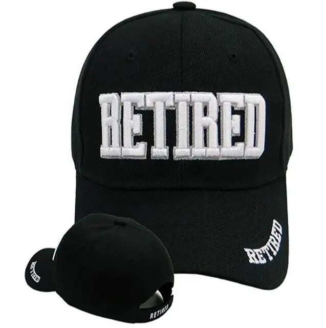 retirement baseball caps