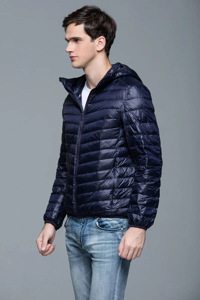 Fashion Stylish Custom Design Unisex Winter Lightweight Coat Hooded Outdoorwear Men Thermal Puffer Coat Men's Winter Jacket