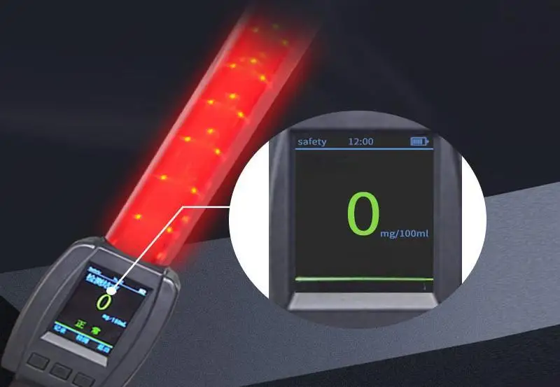 Alcohol Content Tester No Touch Detector Professional Detector Outdoor Security Detector Tracks Cars Use