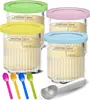 Four boxed units + plastic spoons + large scoop