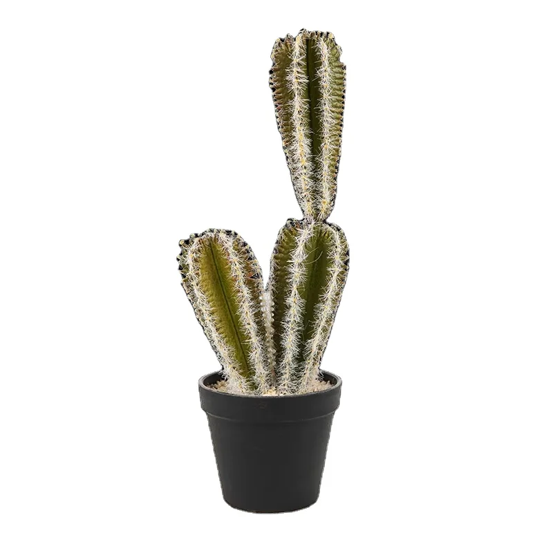 2024 Cheap Wholesale Price Unique Small Plant Office Interior Decoration Faux Pickly Potted Plants  Artificial Cactus Plant