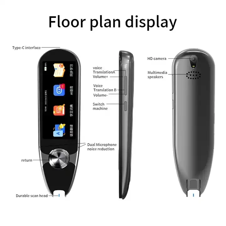 Smart AI Voice Translator Device X7 Portable Pocket Mini Voice Translator Wifi Global Multinational Language Translator