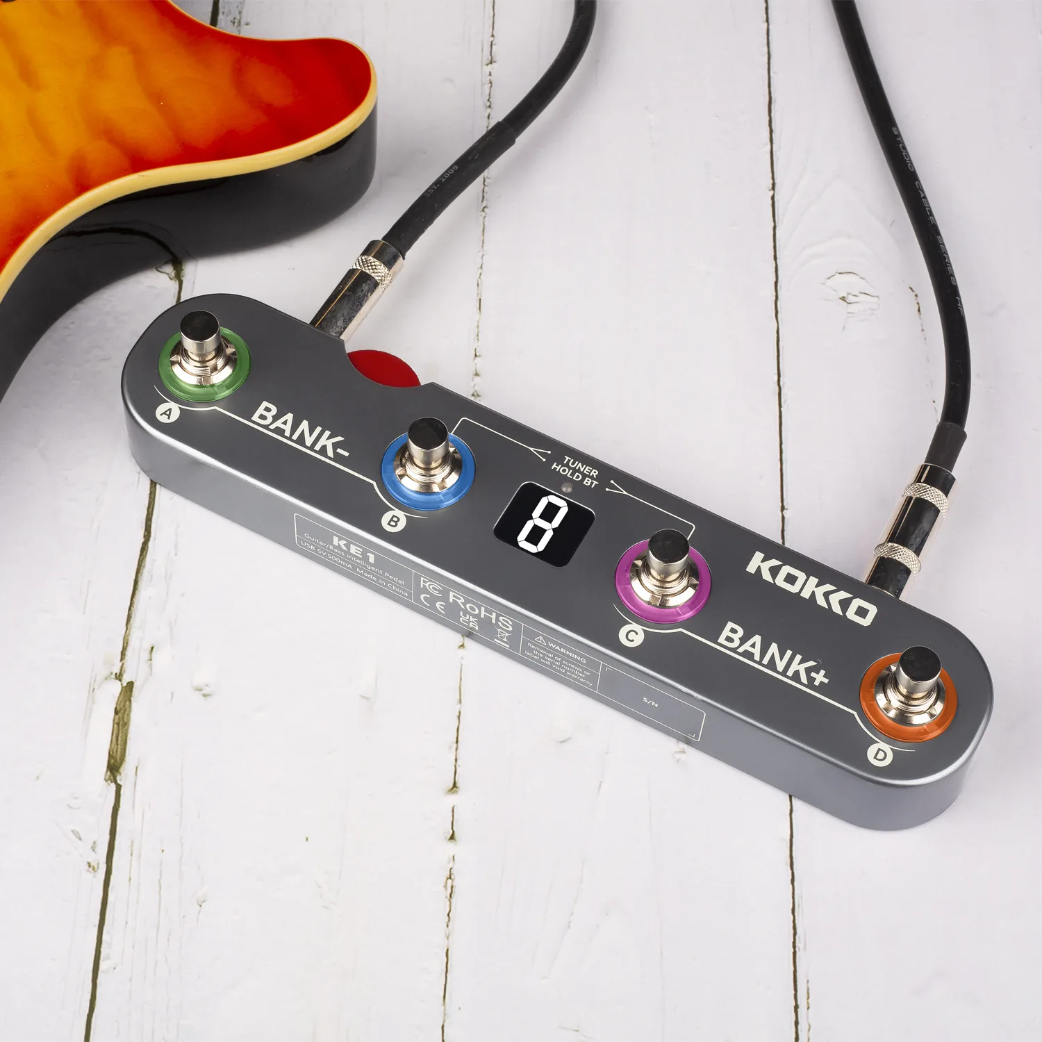 KOKKO KE1 Multi-Functional Guitar Effects Unit with Built-In