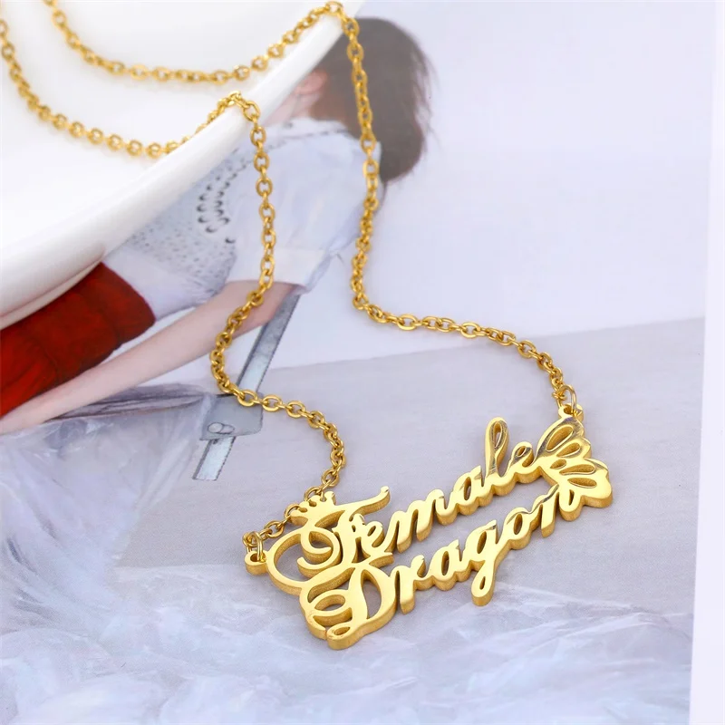 Women Stainless Steel Choker Necklace 