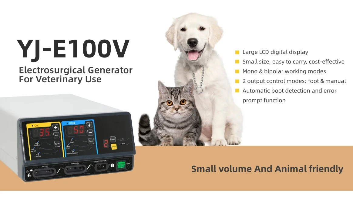 Veterinary Electrosurgical Unit Monopolar & Bipolar Electrosurgical ...