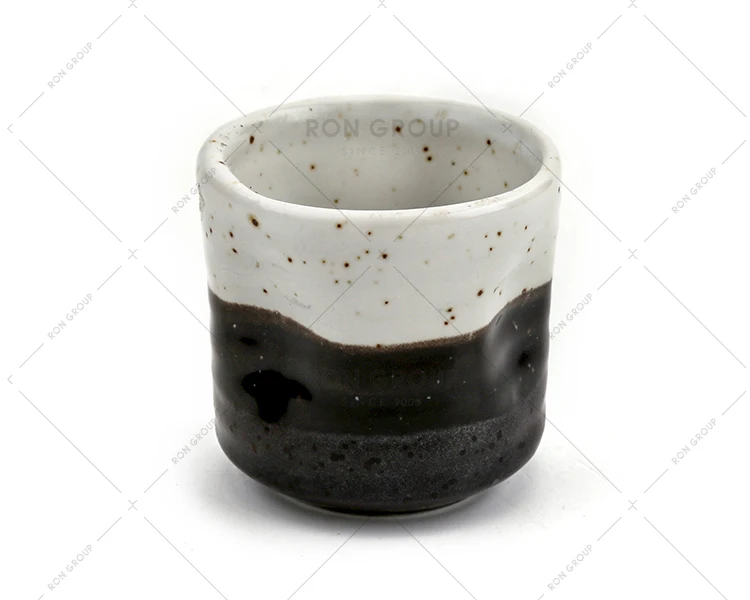 Wholesale manufacturer coffee shop restaurant using Japanese style porcelain cups 120ml handmade ceramic coffee mug