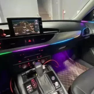 Auto Atmosphere Lighting for Cars Color Changing Led Interior Car Light Decorative Acrylic Ambient Car Light Strip