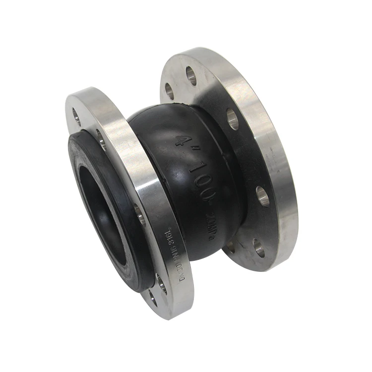 DIN Standard Dn3000 Flexible Gummi verbindung Rohr verschraubungen Flansch Einkugel-Gummi kompensator Flexible Verbindung