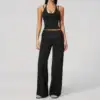 Black Dots Wide Leg Pants Set