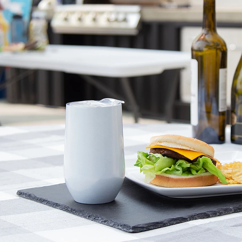 Акция, изолированный стакан из нержавеющей стали 18 8, модная винная чашка для яиц