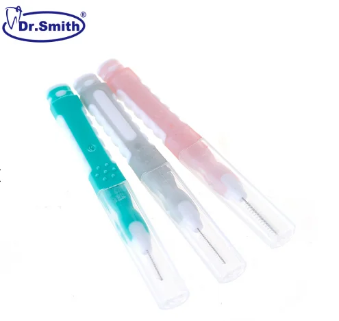 7381 silicone interdental brush with rubber material of high quality ce approved