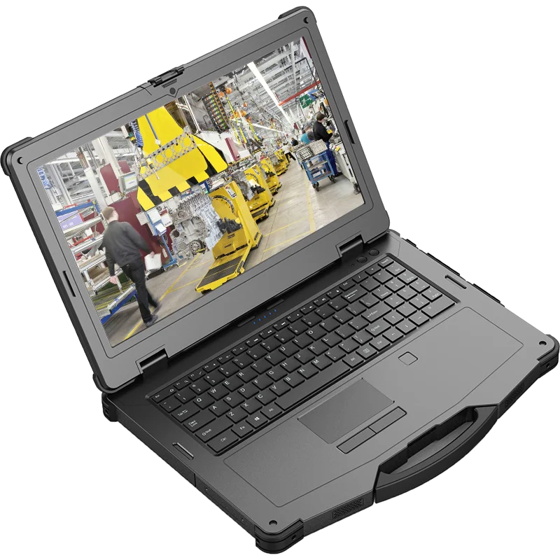 Mastery Rugged Industrial Laptop with 15.6" LED Touch Screen, I7/i5 CPU, Windows 10/11, GPS, and Dual Battery - CENAVA ODM/OEM Model