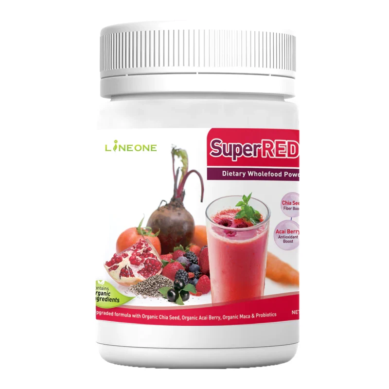 Търговски опции OEM Organic Mix Berry Powder Red Super Food Blend Powder Private Label Superfood Powder