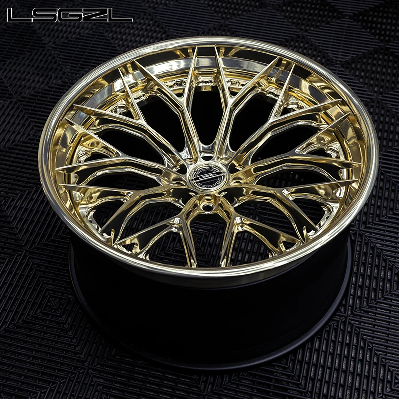 2-Piece Monoblock Concave Wheel Forged Hub 5x120 5x114.3 5x130 Wheel 18 19 20 21 22 24 Inch