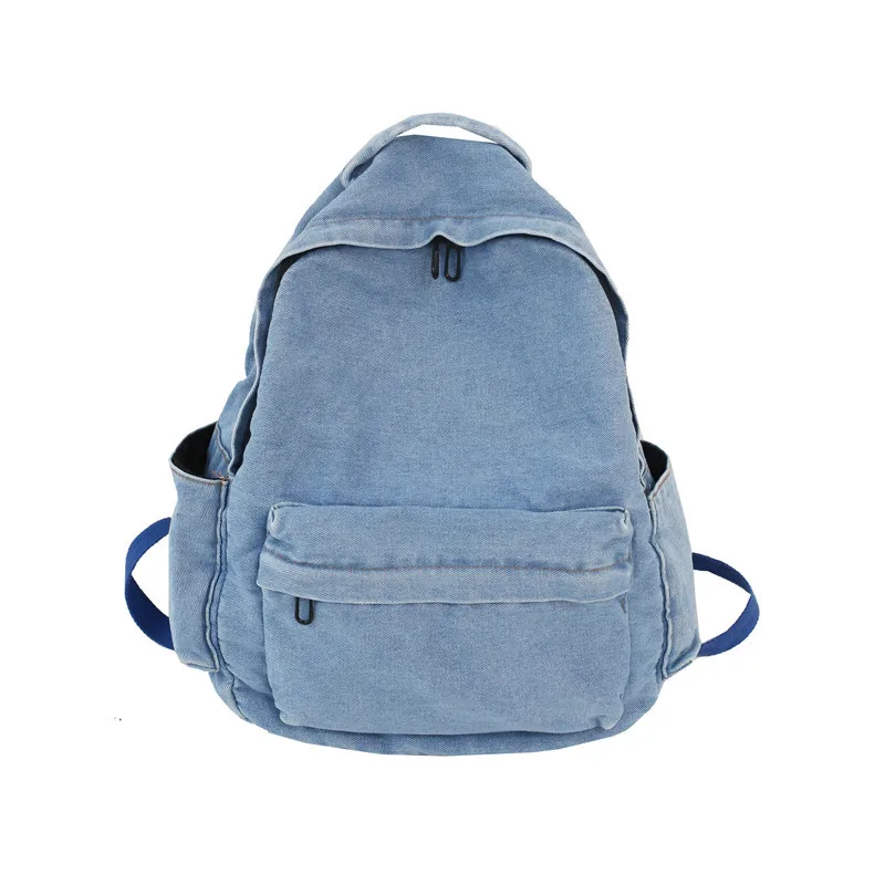 Stylish Denim Backpack Perfect for High School Students