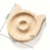 Plato de madera para pulseras - Gato
