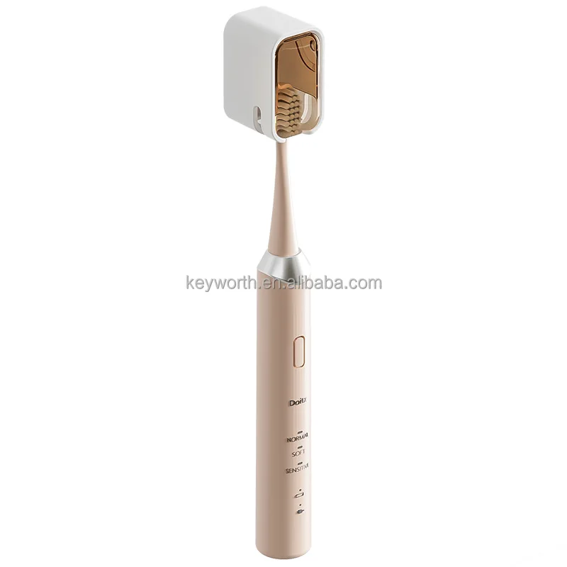 Toothbrush Holders for Bathrooms Wall Mounted with Cover Moisture-Proof and Dust-Proof Toothbrush Storage Organizer