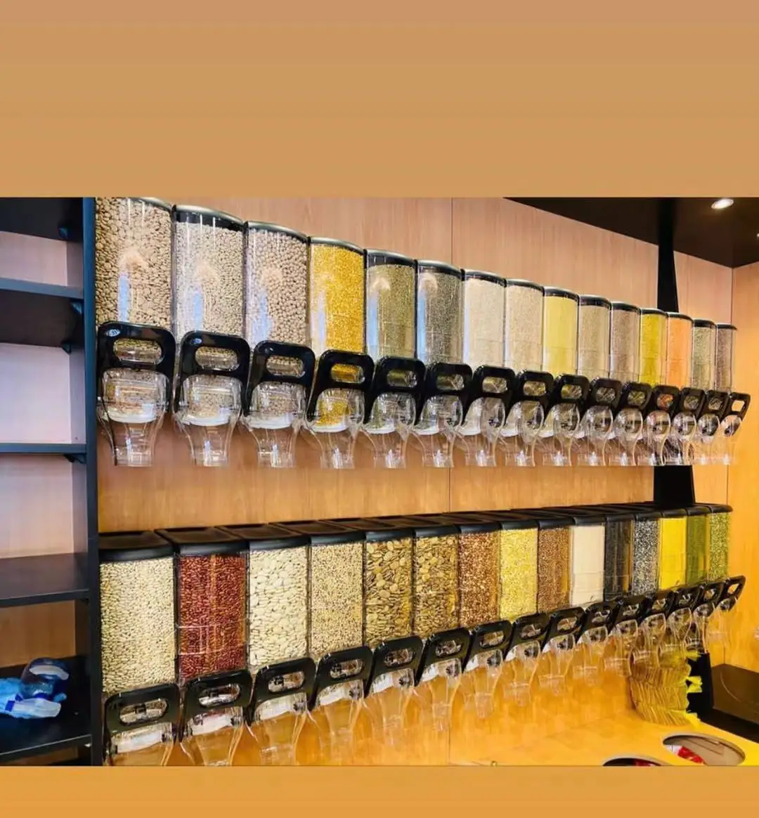 Ecobox Foods Wholesale Store Dry Fruit Bin Bulk Food Nuts Candy Cereal