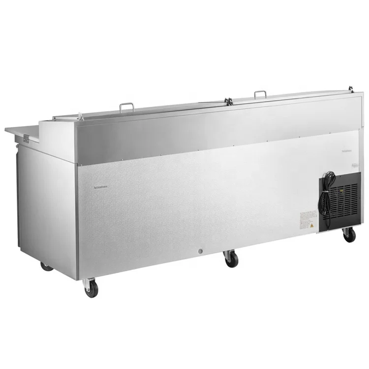 ステンレス鋼の商業ピザ冷蔵庫/ピザワークテーブル/ピザプレップ