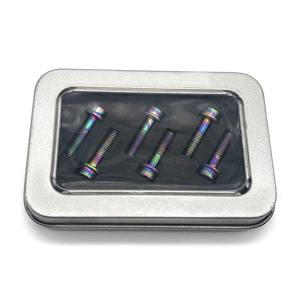 Factory wholesale customization titanium screw 1.2MM 10mm length M6 M8 M10 M12 M14 thread size