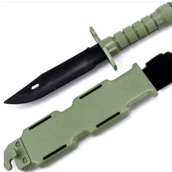 Hot Tactical Rubber Tapping M9 Multifunctional Combat Outdoor Tactical Knife Plastic Toy Knife