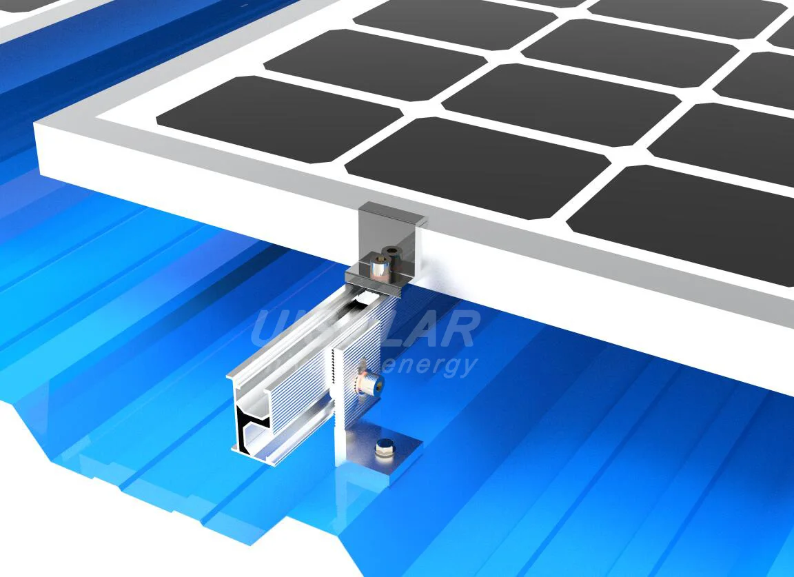 UISOLAR Custom Solar Mounting Bracket L Foot Solar Mounting Solar L Feet Metal Roof Mount Feet L Bracket for Solar Panels