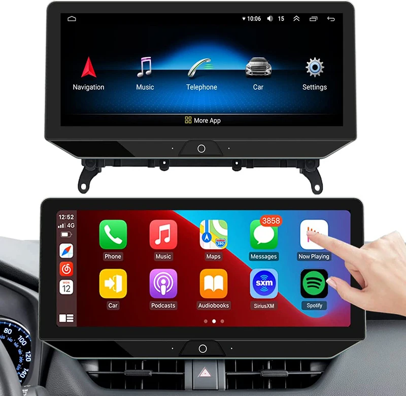 12.3 Inch Android 10 Touch Cae Stereo Radio Navigation Mmi 2G Head Unit Screen For Audi A4 B8 A5 B7 B9 2007 2008 2010 2011 2016