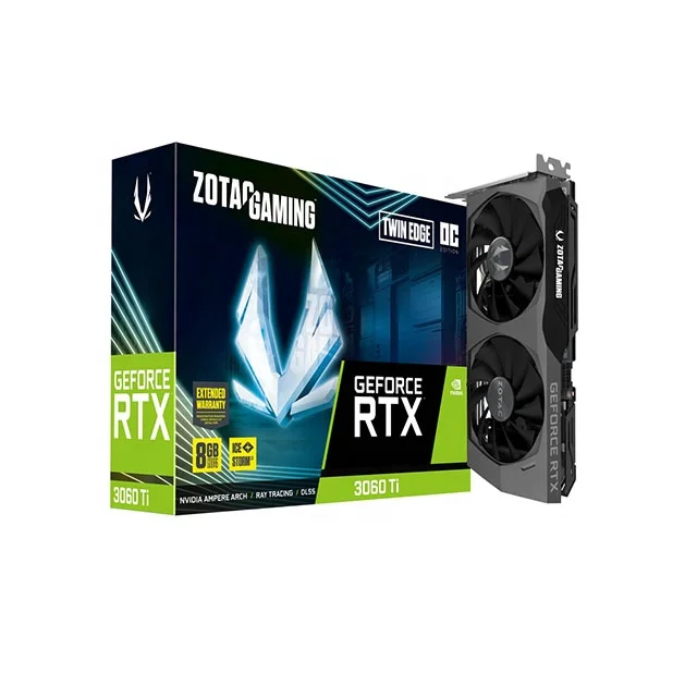 Hot sell Brand New ZOTAC GAMING GeForce RTX 3060 Ti Twin Edge OC LHR Sealed  Package For Gaming Desktop Gaming Graphics Card| Alibaba.com