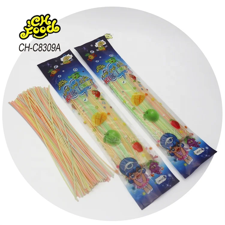 Custom Fruit Flavor Long Cc Stick Sour Powder Candy Sweets