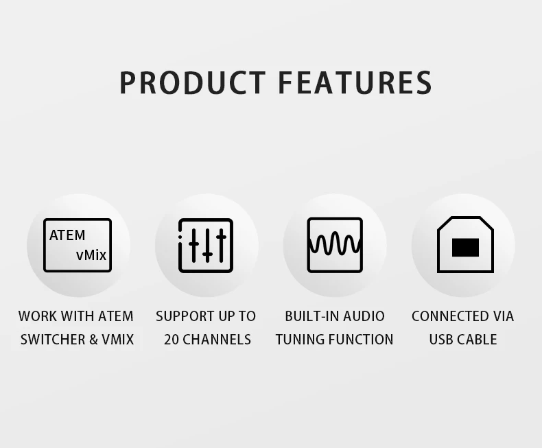TYST TY-K1700HD Video Switcher,Guide Switching Station Control Panel,Support Con