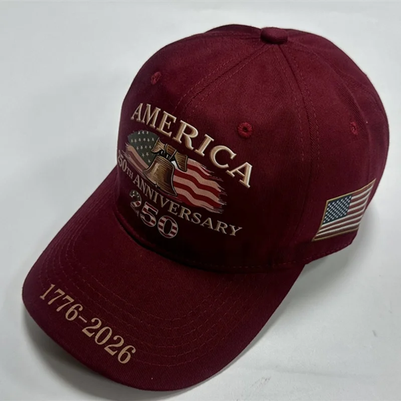 Wholesale Vintage Print United States 250th Anniversary Hat display picture 1